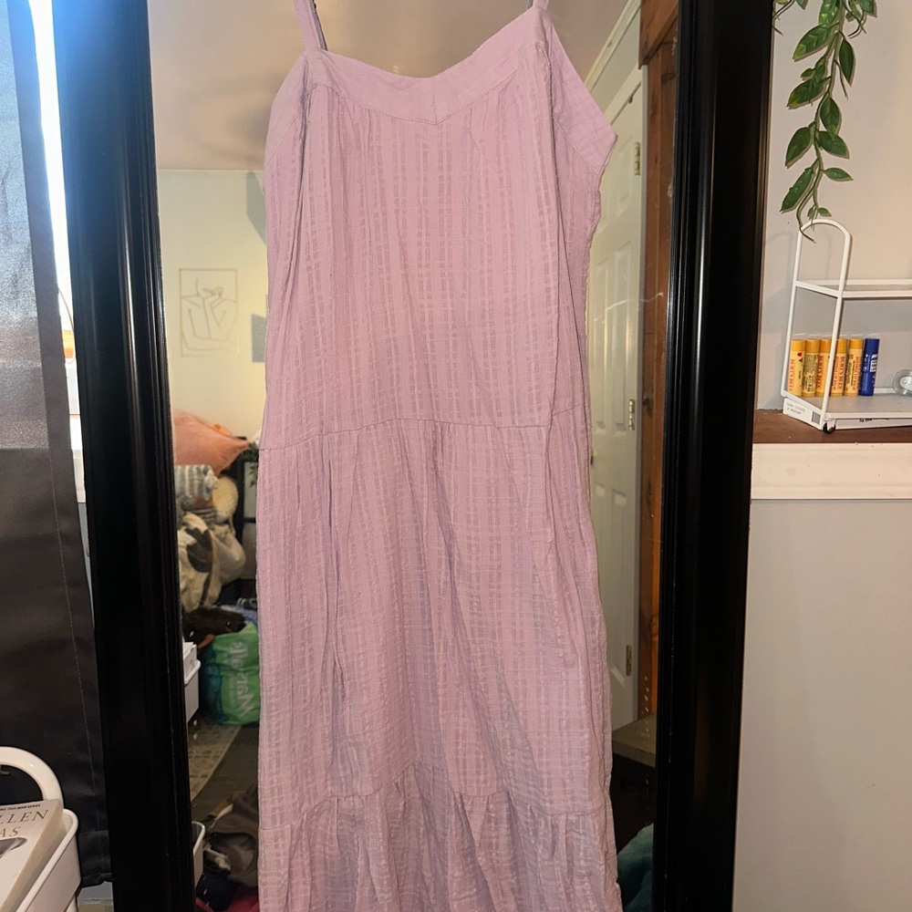 Knox Rose Pink Tiered Ruffle Maxi Sundress